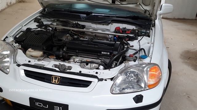 Honda Civic 1997 With B20B 2.0L Automatic transmission Vi-RS Interior смотреть онлайн