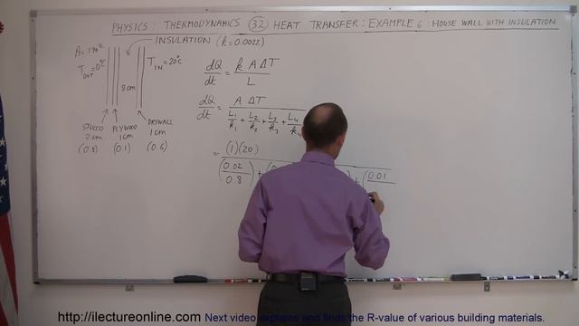 Physics 24 Heat Transfer: Conduction (7 of 34) House Wall With Insulation смотреть онлайн