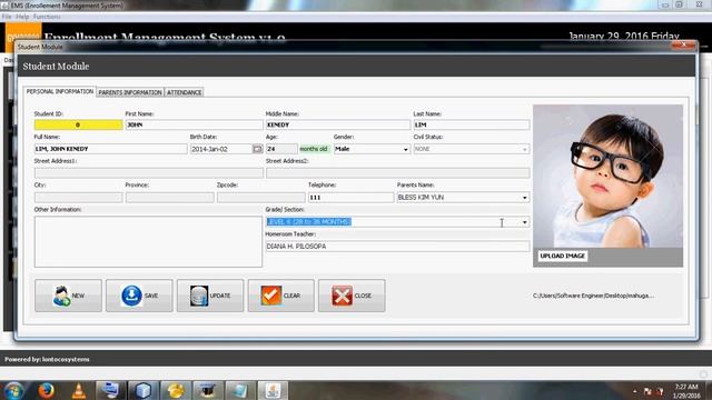Enrollment System using Java смотреть онлайн