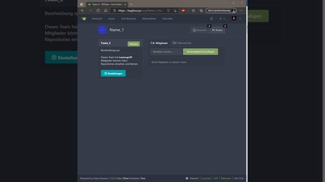 Projekt zum Thema Organisation in Gitea смотреть онлайн