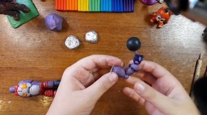 ГЛЭМ РОК БОННИ из пластилина| FNAF SB| ROYAL лепка