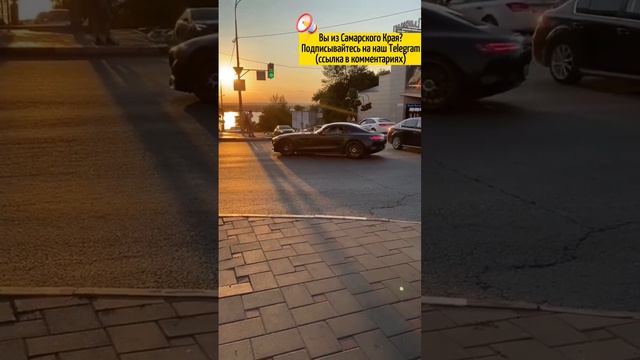 Заряженный Mercedes-Benz AMG GT в Самаре / Спорткар и Волжский Закат #самара смотреть онлайн