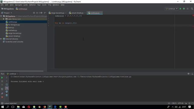 Python 3 Dersleri 2018 - Ders 12: Continue смотреть онлайн