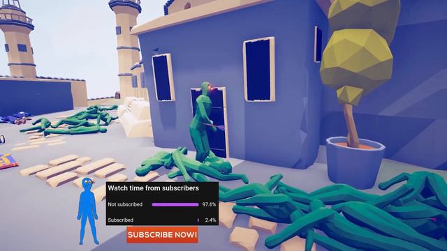 LEGACY TEAM vs ZOMBIE 🧟 | Totally Accurate Battle Simulator TABS смотреть онлайн