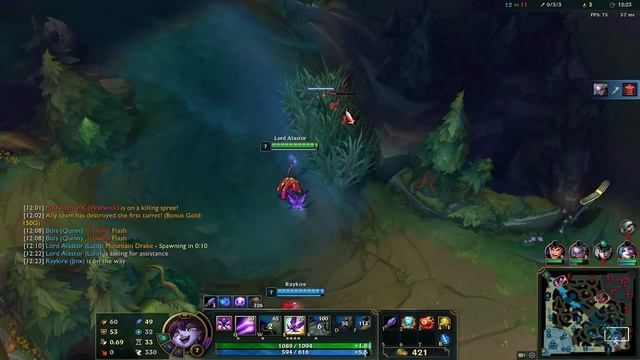 Alastor играет в League of Legends. Мои жалкие попытки в ранговые. смотреть онлайн