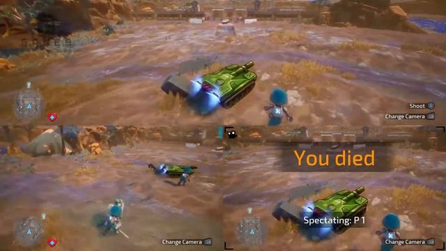 Tank Brawl 2: Armor Fury Gameplay || Split Screen Co-op || 3 players смотреть онлайн