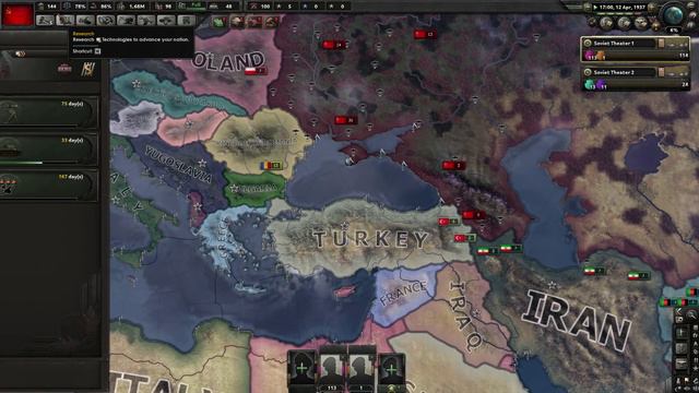 HOI4 Soviet Union - World Conquest Historical - Part 1 (Hearts of Iron 4 Man the Guns) смотреть онлайн