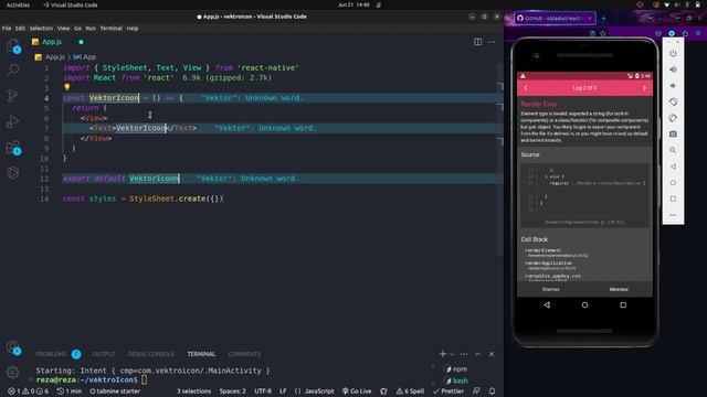 React native vektor icon | cara menampilkan vektor icon pada react native смотреть онлайн