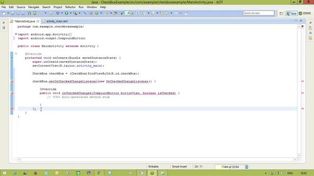 Android Tutorials - 16 : CheckBox Example смотреть онлайн