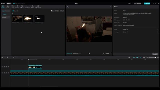 muzzle flash tutorial for capcut смотреть онлайн