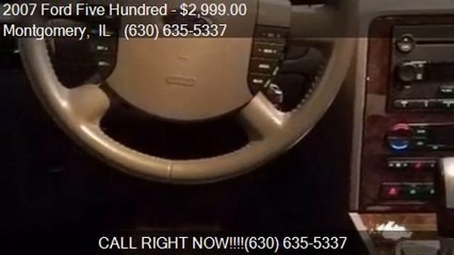 2007 Ford Five Hundred SEL 4dr Sedan for sale in Montgomery, смотреть онлайн