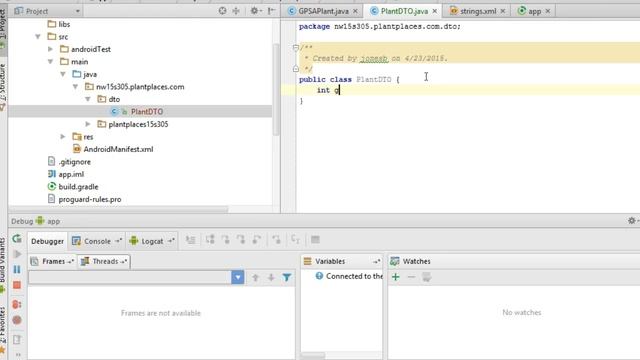 Creating a DTO in Android Studio смотреть онлайн