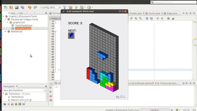 Java 2.5D Game from scratch - 2.5D Isometric Tetris (1984) test смотреть онлайн