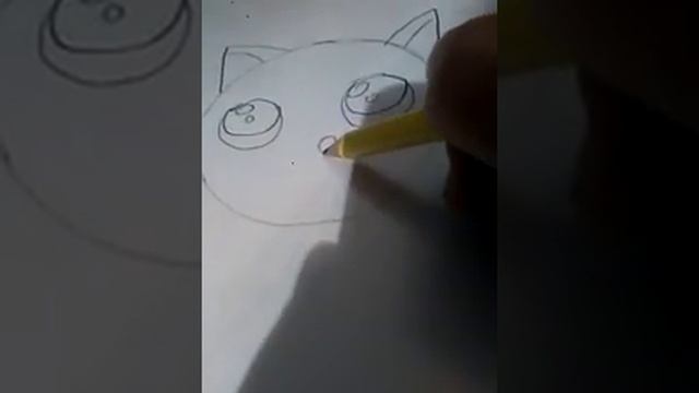 Как нарисовать котика с сердечком смотреть онлайн