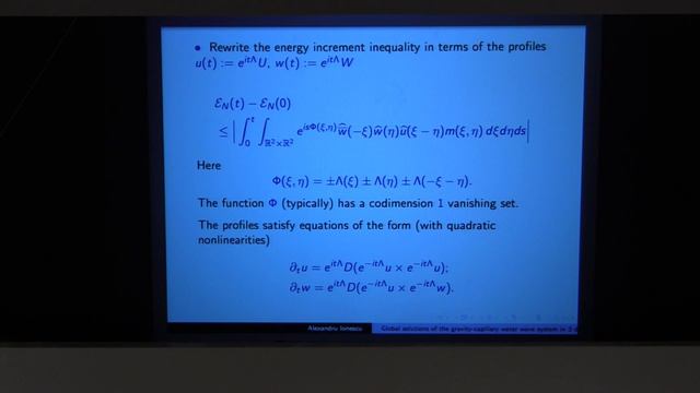 Alex Ionescu - Global solutions of the gravity-capillary water wave system in 3 dimensions смотреть онлайн