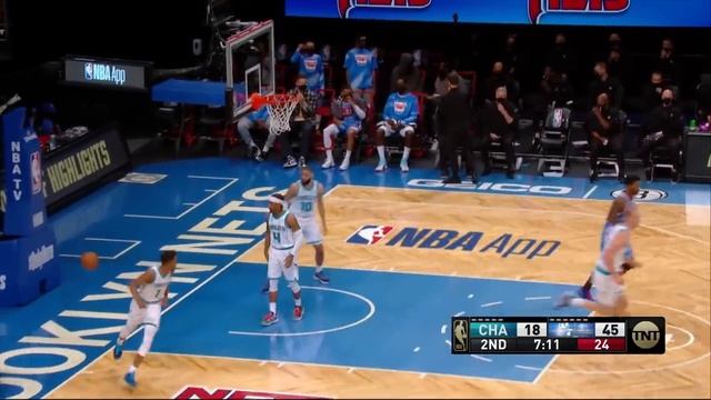 GAME RECAP: Nets 111, Hornets 89 смотреть онлайн