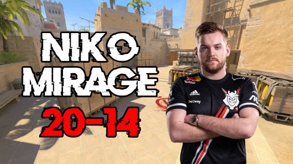 CS2 POV NiKo / huNter / emi (20-14) MIRAGE FACEIT