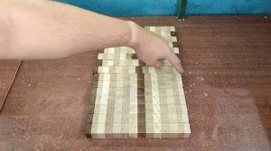 Торцевая разделочная доска своими руками #2 | End Grain Cutting Board