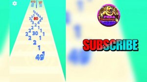 Numbers Run - Number Master 3D Level Up Numbers (ASMR Gameplay Video) Max