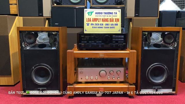 BẢN TEST ? SANSUI AU-707 330w CÙNG BOSE 601 ĐỜI ĐẦU USA смотреть онлайн