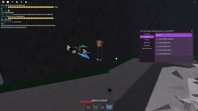 The Strongest Battlegrounds script (pastebin) (AUTO HIT) (AUTO FARM) (AUTO DASH) смотреть онлайн