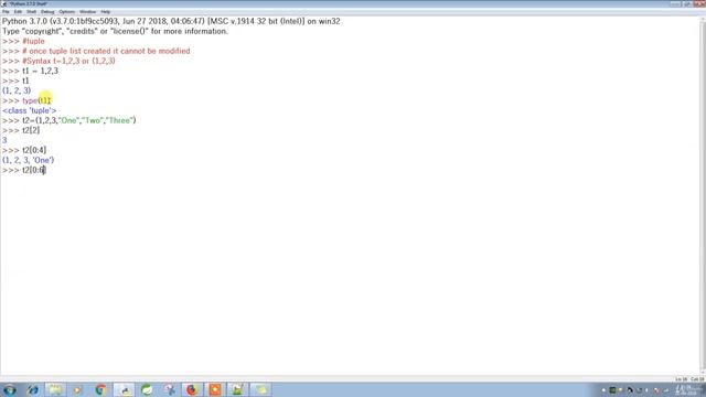 017 Tuple In Python | Python Playing with Tuple смотреть онлайн