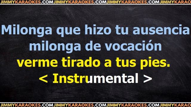 Julio Iglesias Milonga PISTA KARAOKE смотреть онлайн