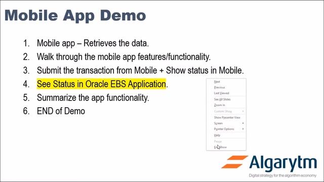 Oracle EBS & Fusion Cloud Mobile Inventory Management app for Sub Inventory Transfer | Demo смотреть онлайн