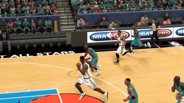 Michael Jordan Dunks On David Robinson 1995-96 NBA All-Star Game смотреть онлайн