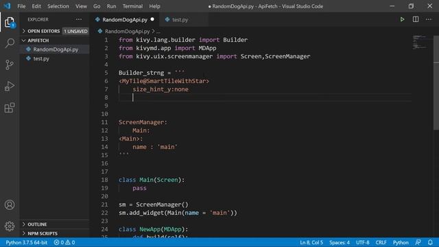 Random Meme Generator KivyMD | Android App Development using KivyMD смотреть онлайн