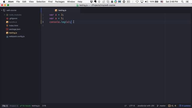 ES6 - #2 - let смотреть онлайн