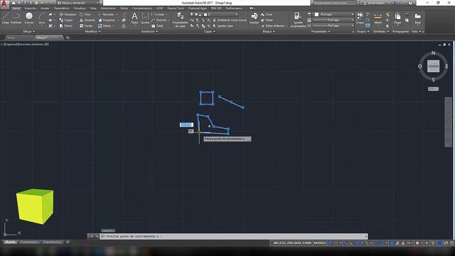 50 - Trabajar con los nodos y las selecciones en Autocad 2017 смотреть онлайн