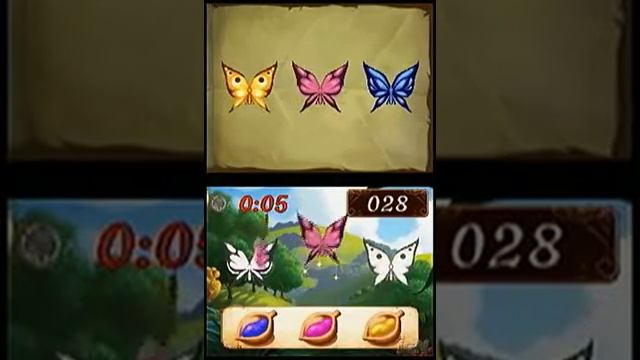 Disney Fairies: Tinker Bell and the Lost Treasure Nintendo DS Gameplay - Painting Butterflies смотреть онлайн