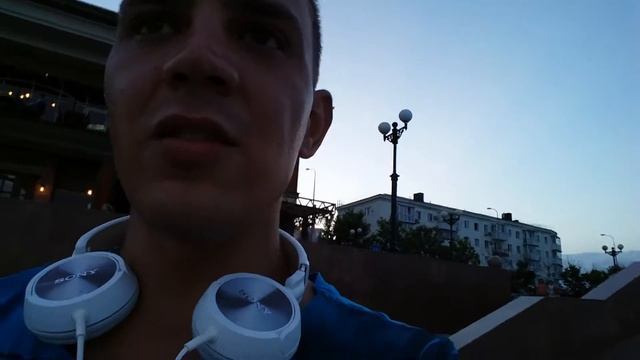 Прогулка по набережной Новороссийска. смотреть онлайн