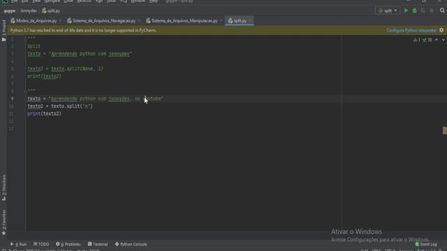 SPLIT no PYTHON | Fragmentação de Strings смотреть онлайн