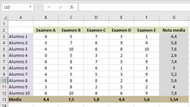 Calcular la MEDIA ARITMÉTICA y MEDIA PONDERADA en Excel смотреть онлайн