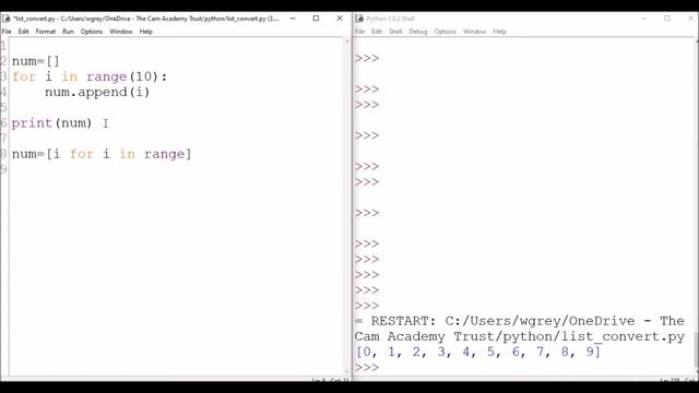 List comprehension in Python смотреть онлайн