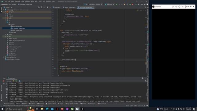 Flutter Camera App with QR Scanner, Videos, Focusing and Zoom features [Part - 5] смотреть онлайн