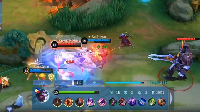Hayabusa Mayhem Mode Savage (With Martis' 3rd Skill) | Mobile Legends: Bang Bang | смотреть онлайн