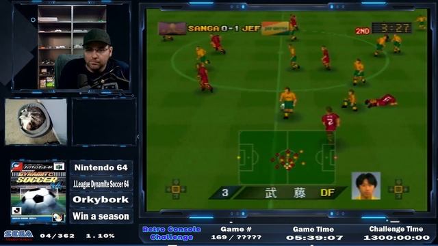 Every Console Game #169 - N64 #14 - J.League Dynamite Soccer 64 (Part 2) смотреть онлайн