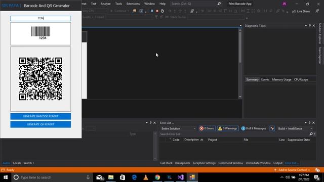 Visual Basic.Net 2019 | Genarating and Printing Barcode and QRcode | Sir Paya смотреть онлайн