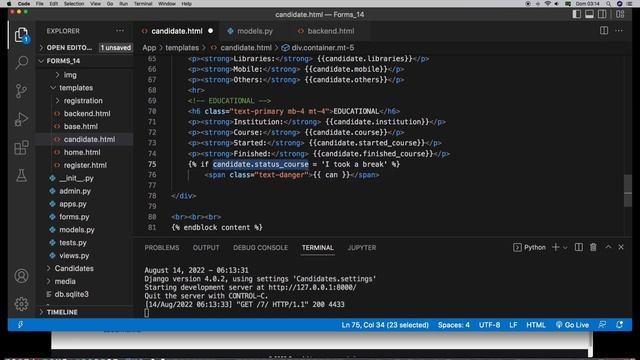 DJANGO FULL STACK APP | Updated 2022 | ADVANCED Crash Course | Bootstrap 5 | No scripts | Part #14 смотреть онлайн
