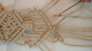 Плетение КАШПО Макраме Мастер класс.Часть 6 Узоры в макраме #плетение #макраме #кашпо #своими_рукам