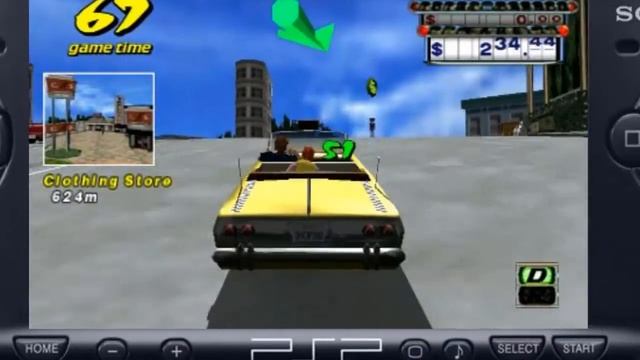 Crazy Taxi: Fare Wars Gameplay [PSP] смотреть онлайн