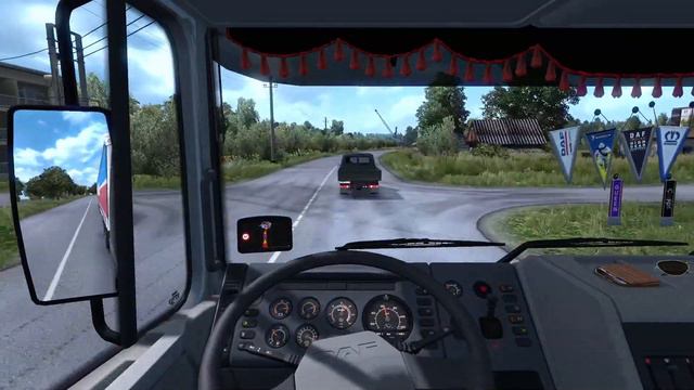 ETS2 (ProMods+RusMap+Южный регион) Рейс: Луга-Медвежьегорск-Приозерск. На Daf 95ATi смотреть онлайн