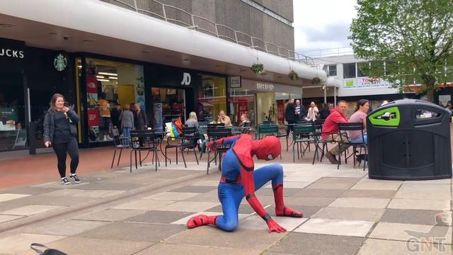 SPIDERMAN FLIPS IN PUBLIC PART 2! BACKFLIP! REACTIONS! ? | FLIPS & KICKS смотреть онлайн