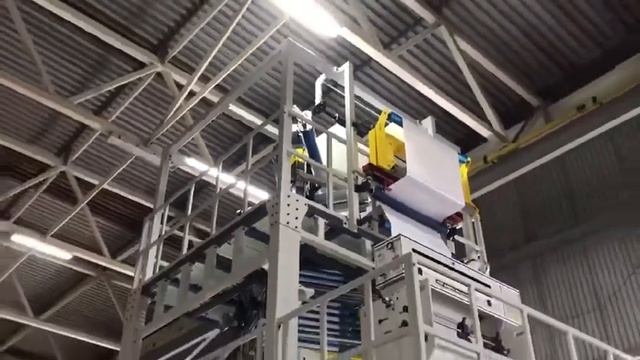 Экструдер для производства выдувной однослойной полиэтиленовой пленки. смотреть онлайн
