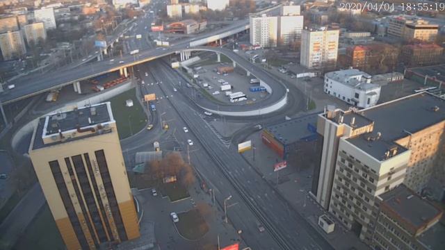 Москва - Нижегородская улица - веб камера 04.04.2020, 15:55 смотреть онлайн