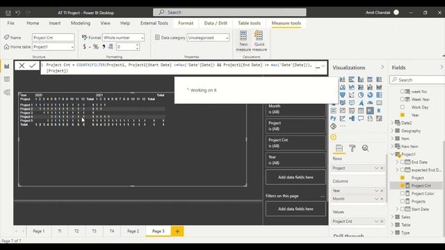 Power BI Abstract Thesis Episode 25: Matrix as Project plan Visual| Gantt Chart смотреть онлайн