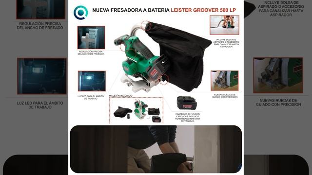 nueva fresadora inalámbrica LEISTER GROOVER 500LP смотреть онлайн